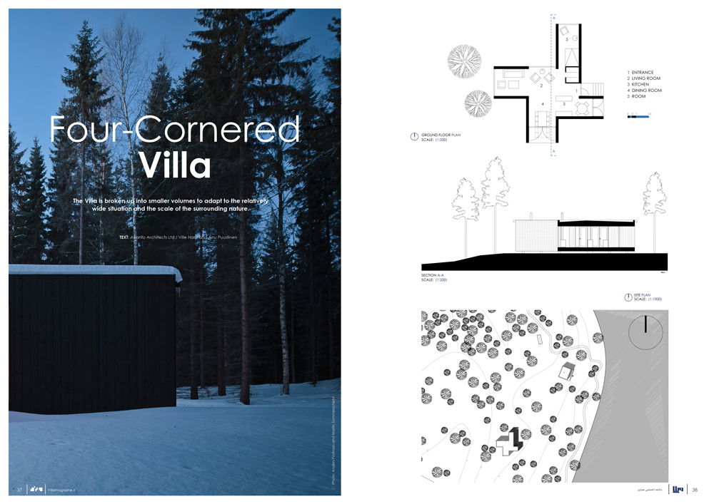 Four-Cornered Villa - Avanto Architects