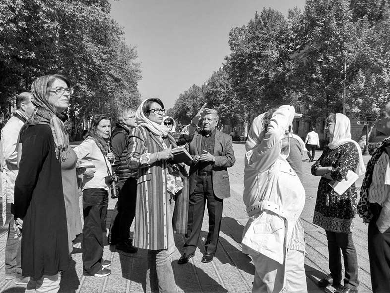 French Architects visiting Tehran