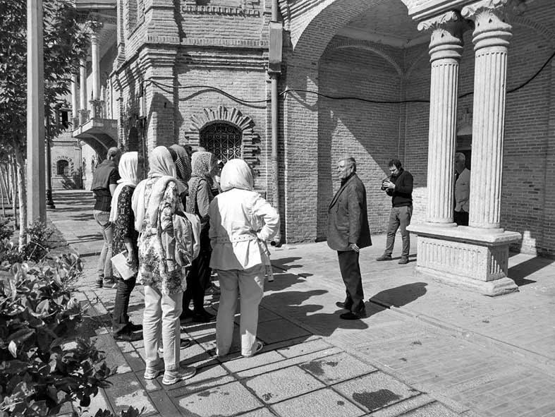 French Architects visiting Tehran