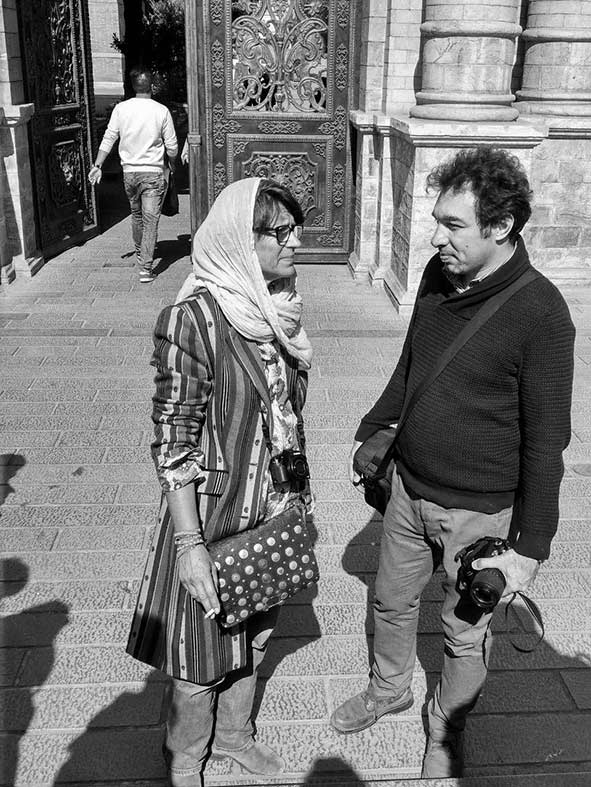 French Architects visiting Tehran