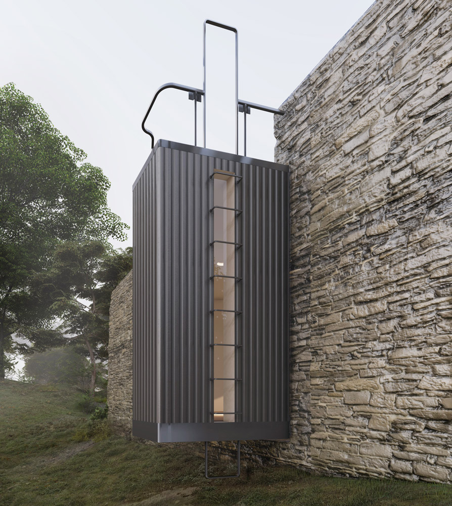 The villa on top of the valley