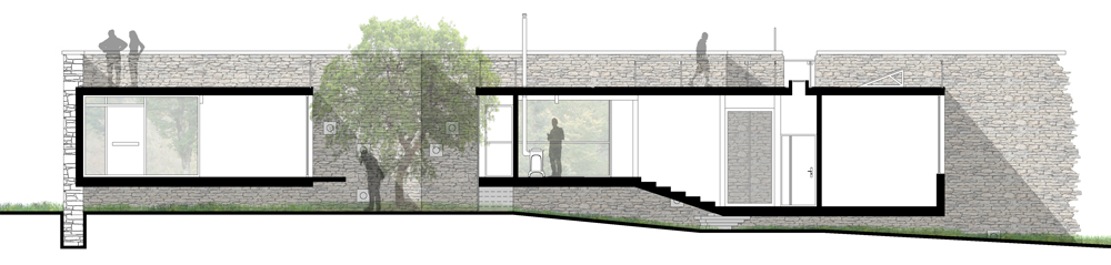 The villa on top of the valley